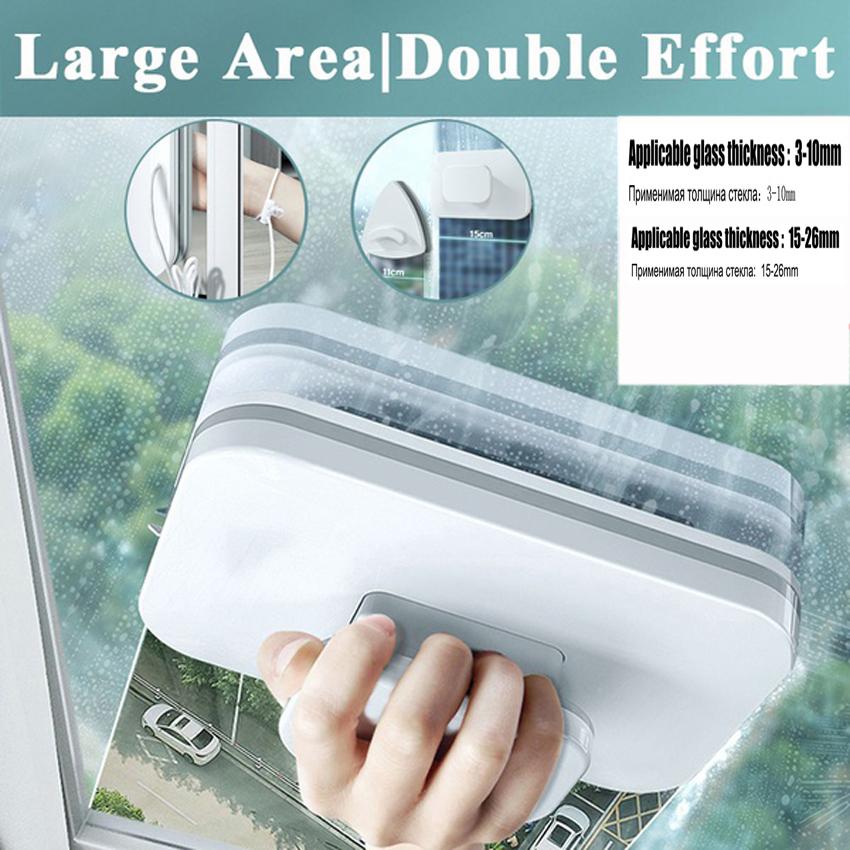 0BCB ABS Magnetic Brush Window Cleaner Glass Family Easy Clean Double Cleaner 0BCB ABS Magnetic Brush Window Cleaner Glass Family Easy Clean Double Cleaner