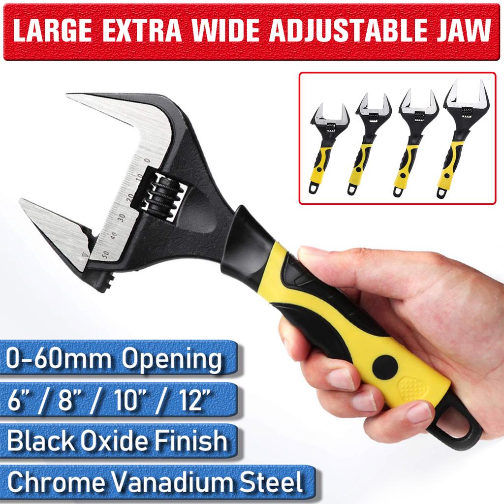 Adjustable Large Wrench 8-68mm Opening Spanner Wrench Opening Hand Tools V5N8 