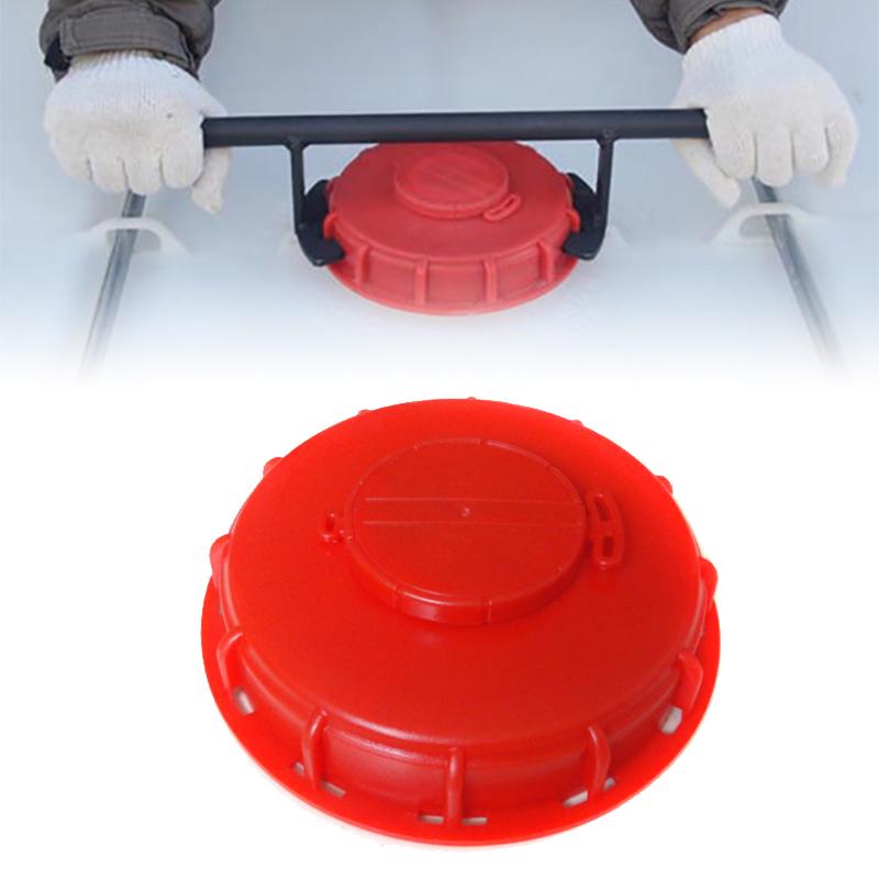 IBC Tote Tank Cover Lid Cap 163mm Breath Cover Lid Red 