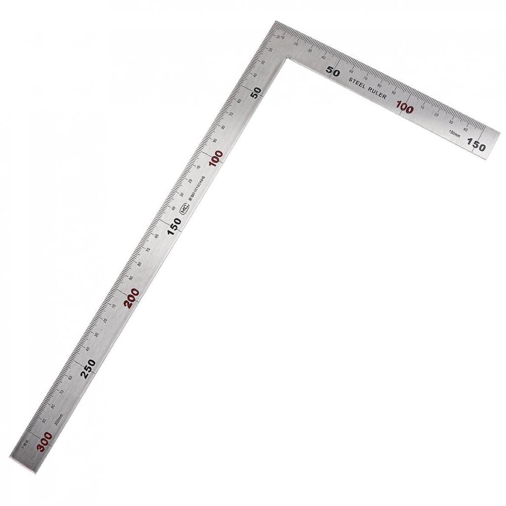Right Angle Ruler Stainless Steel 90 Degree Square Angle Metric Ruler Right Angle Ruler Stainless Steel 90 Degree Square Angle Metric Ruler