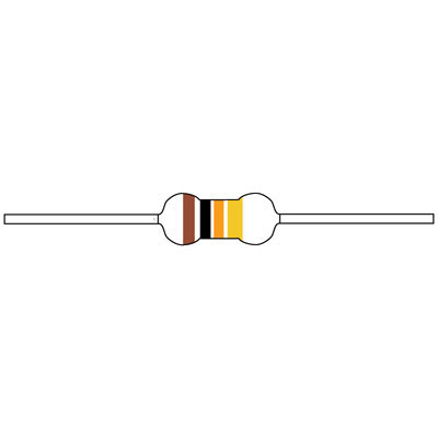 300 ohm 2 watt carbon resistors axial Lot of 10 