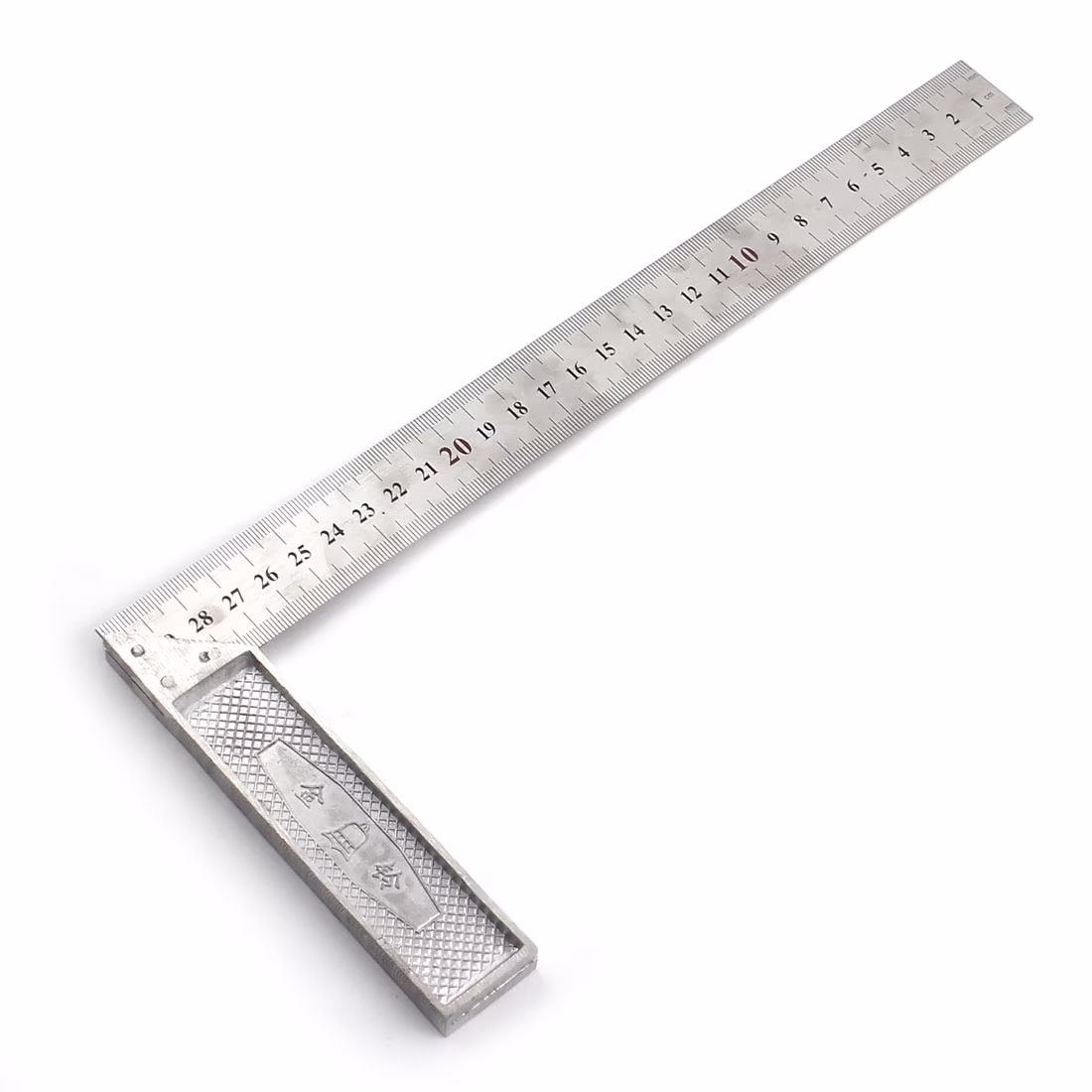 Right Angle Ruler Stainless Steel 90 Degree Square Angle Metric Ruler Right Angle Ruler Stainless Steel 90 Degree Square Angle Metric Ruler
