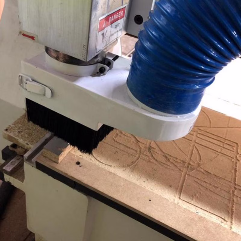 Dust Collector Dust Cover Brush For CNC Spindle Motor Milling Machines 