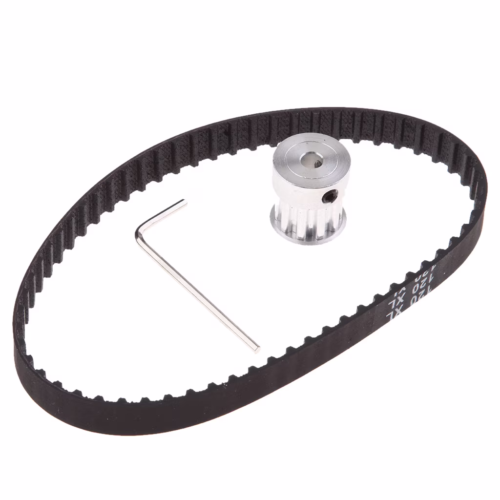 2x 120 XL CNC Timing Belt and 10 Teeth 5mm Bore Pulley for CNC Lathe Accs 2x 120 XL CNC Timing Belt and 10 Teeth 5mm Bore Pulley for CNC Lathe Accs
