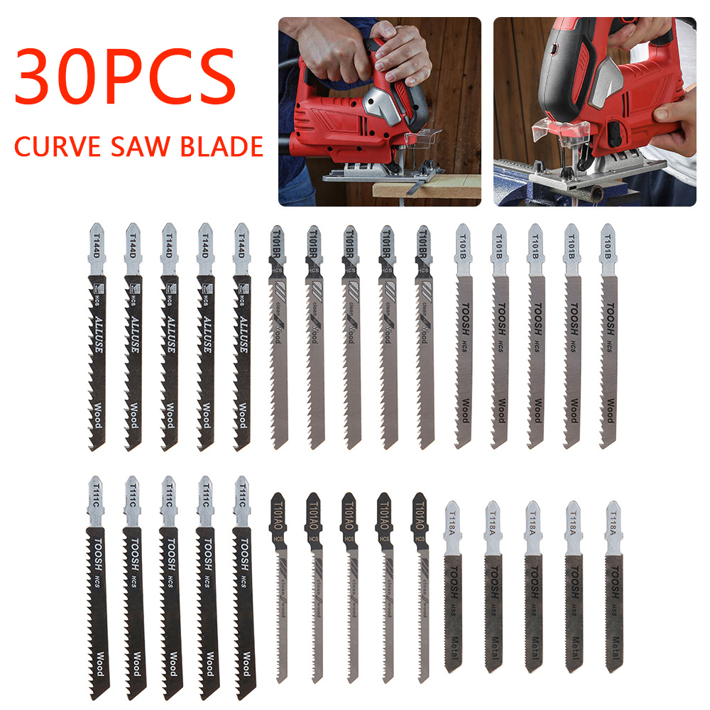 T SHANK JIGSAW JIG SAW BLADES BLADE WOOD PLASTIC PVC CHOICE OF 5 10 15 OR 20 NEW 