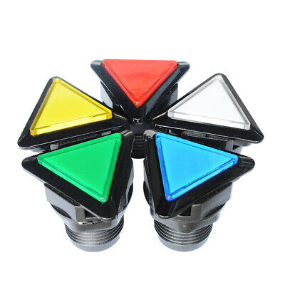 Plastic Rectangle Arcade Machine Game Push Button w/ Led Light &Microswitch 