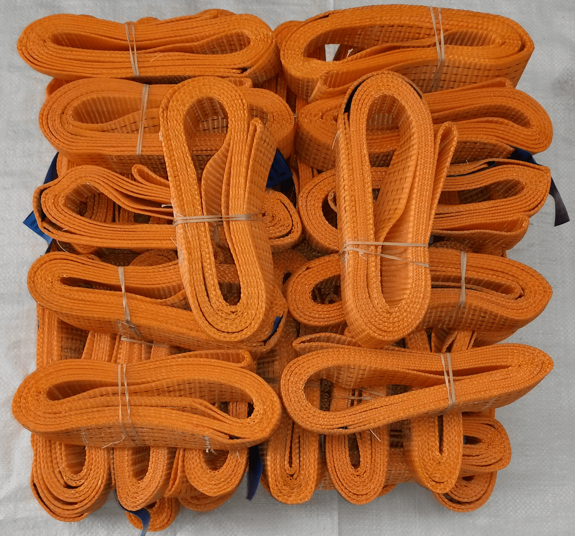Cargo Lifting Strap 2 x 1 Meter Sling Webbing Strop Duplex Crane One Ton Straps Cargo Lifting Strap 2 x 1 Meter Sling Webbing Strop Duplex Crane One Ton Straps