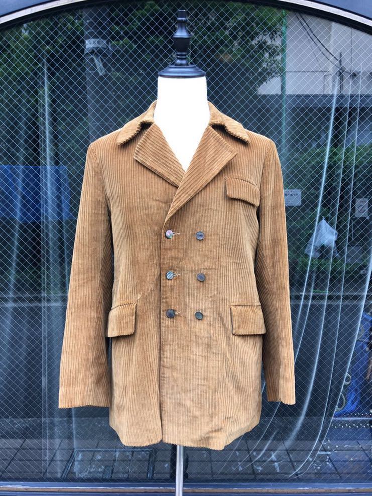 イギリス古着　PHILSTYLE 60sコーデュロイジャケット　ダブルジャケット　モッズ　Mods jacket MV840