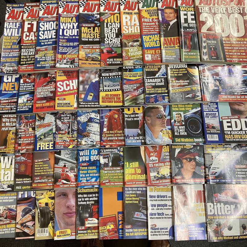 B2641　2001　51冊セット「AUTO SPORT」オートスポーツ F1 ラリー　レース　モータースポーツ 旧車 英国車 ビンテージ クラシックカー