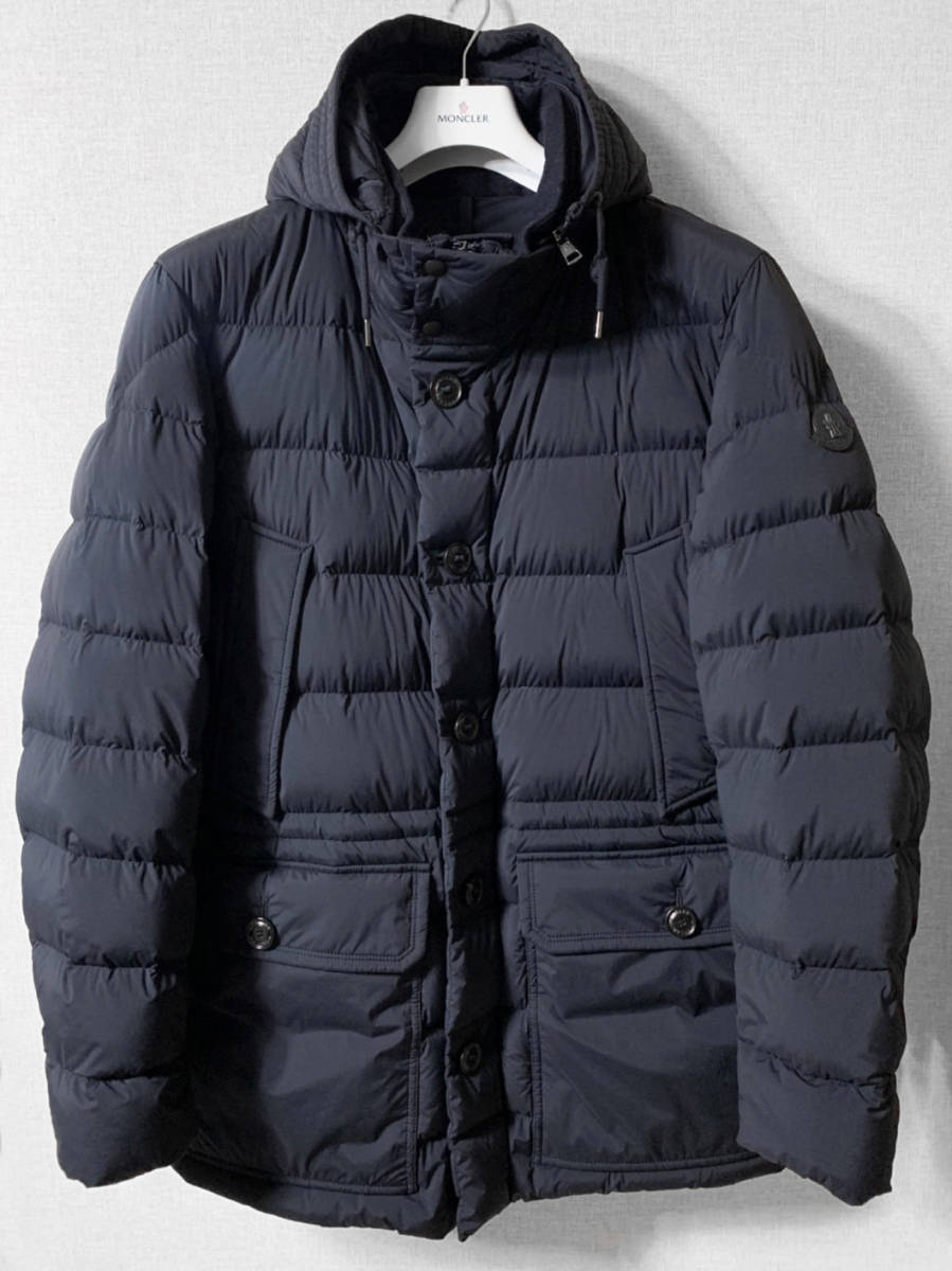 MONCLER REIMS モンクレール ランス ダウンジャケット ネイビー サイズ5*パーカー ダウン コート ベスト モンジュネーブル cluny