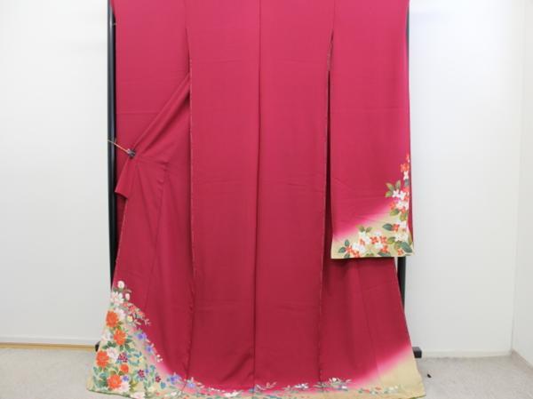 楽布特選　84293　振袖 仮仕立て新品　wｔ