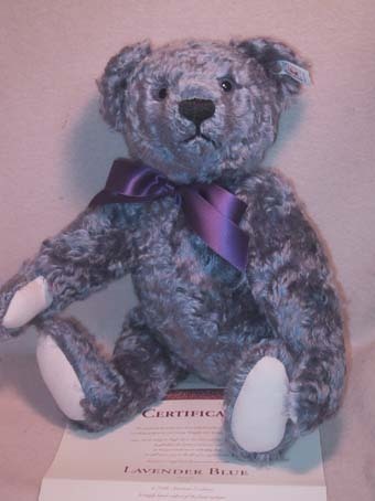 シュタイフ/Steiff★1998年USA限定★「ラベンダーブルー・テディベア」★42cm