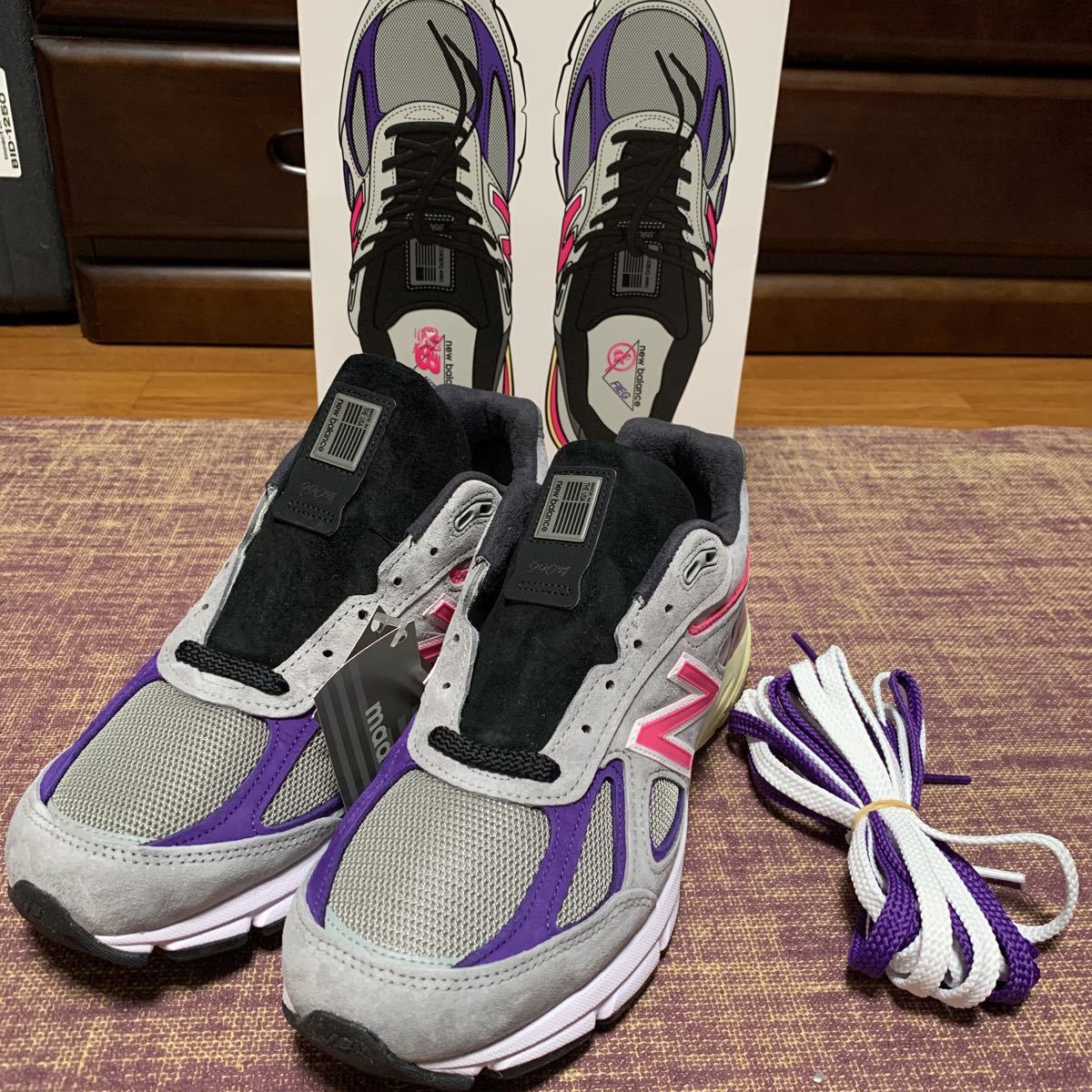 kith newbalance M990 v4 kt4 united arrows ＆suns us9 27.0 サイズ ニューバランス キス 新品 ユナイテッドアローズ
