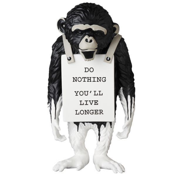 MONKEY SIGN DRIP Ver. MEDICOM TOY EXHIBITION 19 開催記念 BANKSY バンクシー スタチュー LAUGH NOW モンキーサイン メディコムトイ Sync