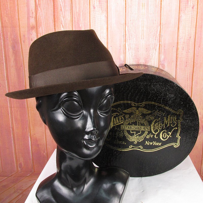 LFO14338 FREEWHEELERS フリーホイーラーズ ラビットファー フェルトハット St.Helens 1737002 ダークブラウン 7 3/8 M 美品