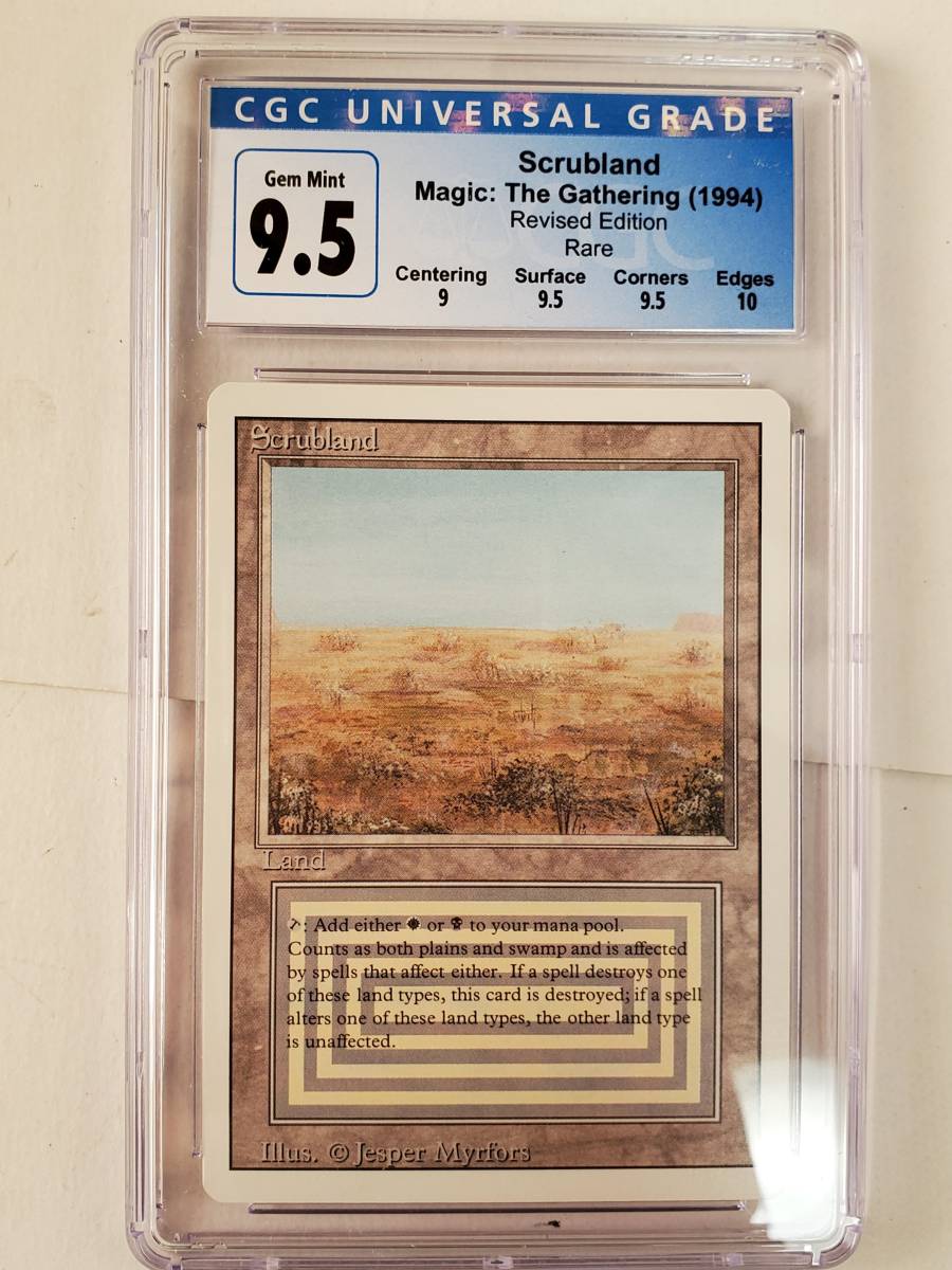 ●MTG● RV Scrubland(英語 CGC 9.5 GEM MINT)