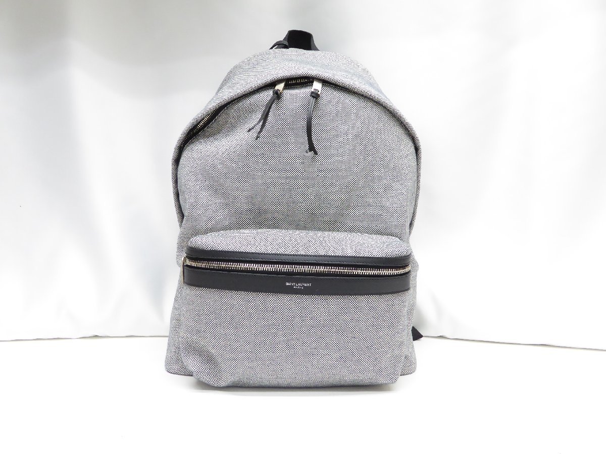 サンローラン SAINT LAURENT リュックサック シティ 鞄 △WP1528