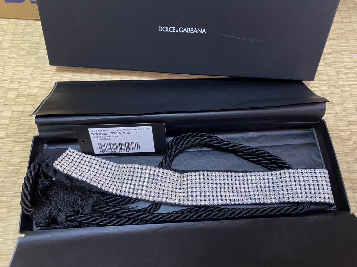ドルチェ&ガッバーナ DOLCE&GABBANA ドルチェアンドガッバーナ レディース 女性用 ベルト スワロフスキー キラキラ パーティ ドレス