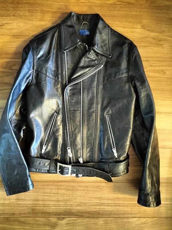 中古品JOSEPH　イタリア製レザーライダースジャケット