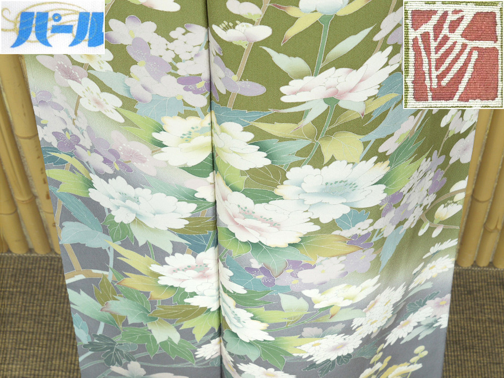 【京かんざし】265★岡部修治 手描き京加賀友禅作家 特選訪問着 新品仕立て上がり ★即決送料無料！