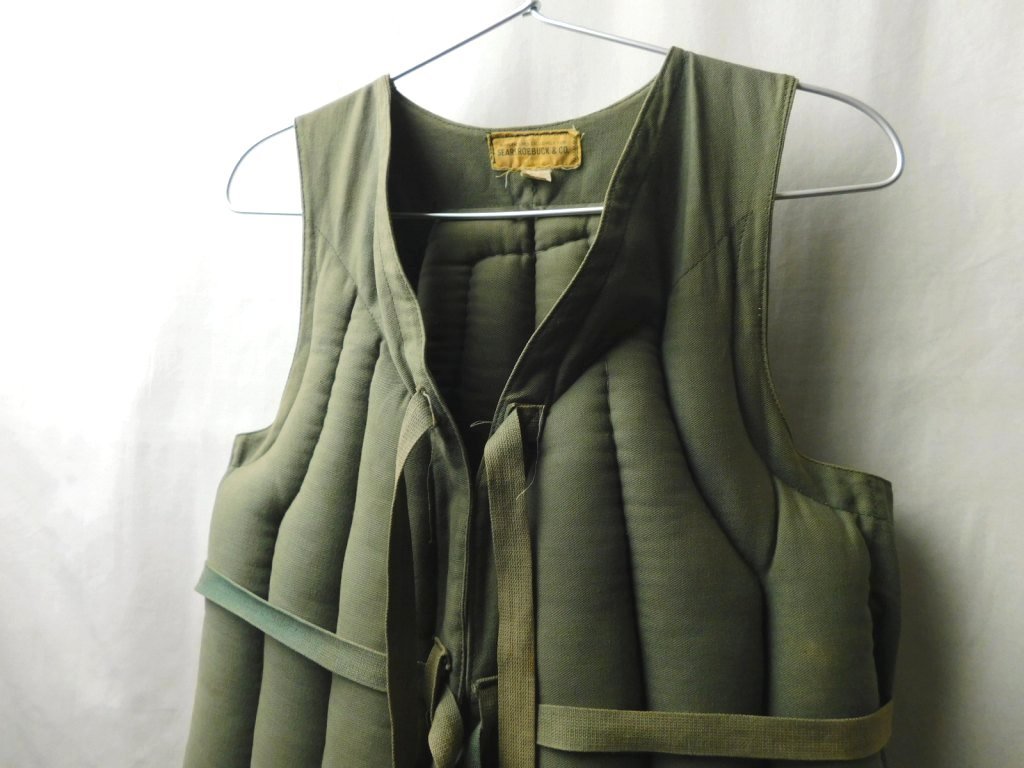30s40s50s ビンテージ SEARS ROEBUCK シアーズ ライフ ベスト 救命胴衣 レア ミリタリー