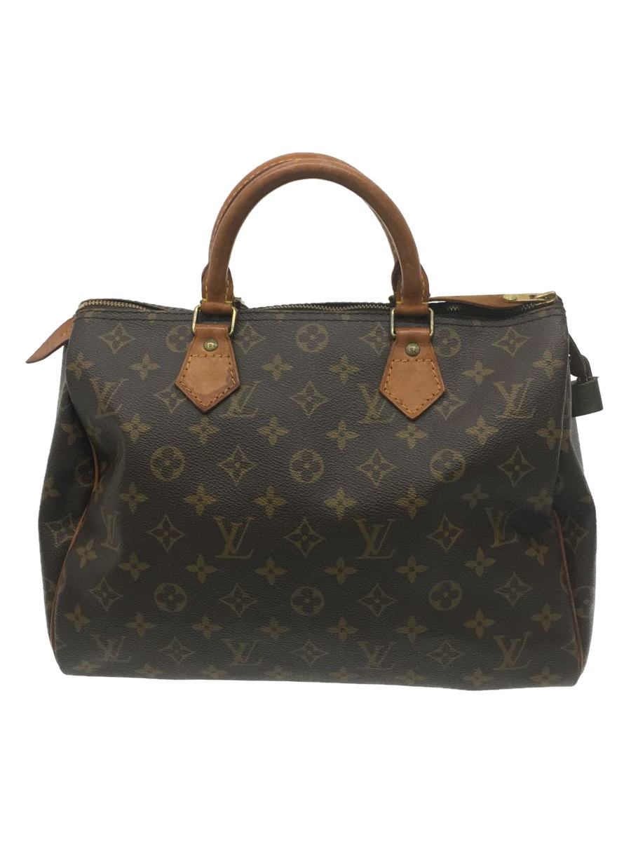 LOUIS VUITTON◆スピーディ30_モノグラム_ブラウン/PVC/M41526