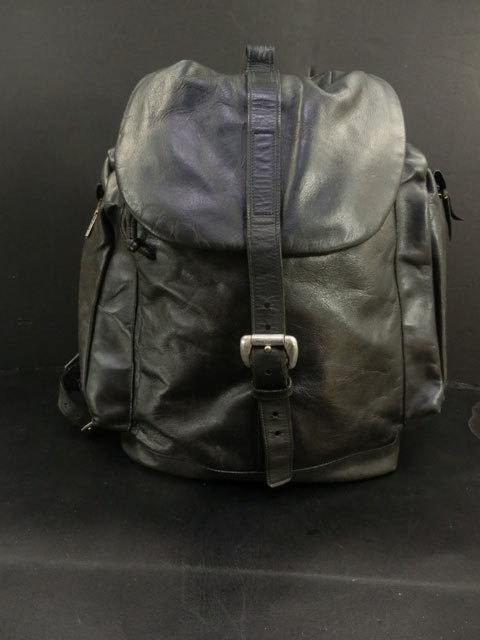 SHINYA NOMOTO　bitter Brown-no.509　黒総革　 rucksack　野本 真也