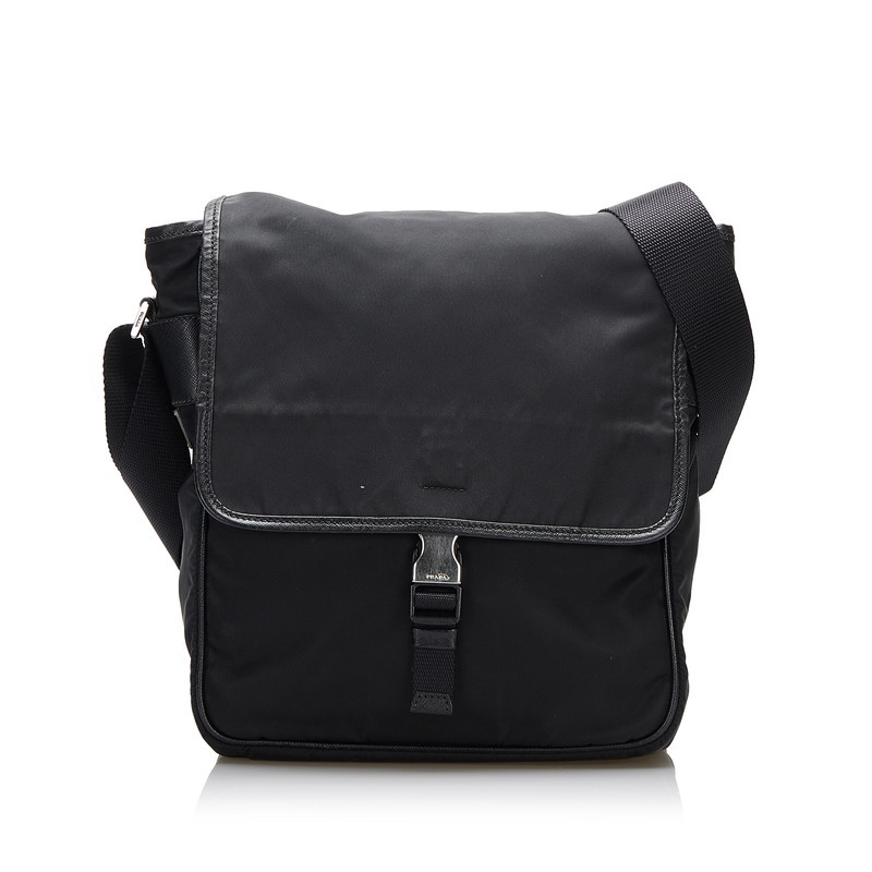 プラダ 斜め掛け ショルダーバッグ VA0339 ブラック ナイロン レディース PRADA 【中古】