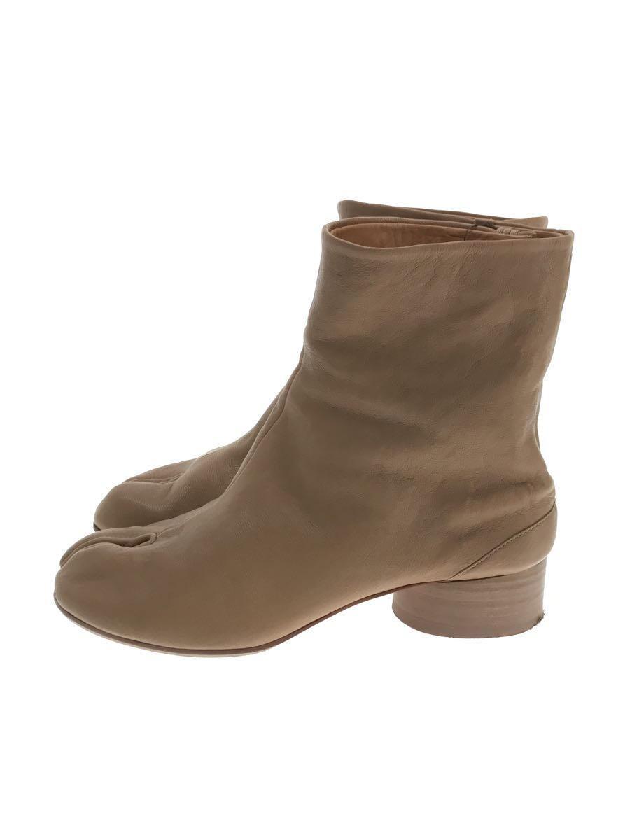 Maison Margiela◆足袋/TABI/タビブーツ/ローヒール/37/CML/レザー/S58WU0273