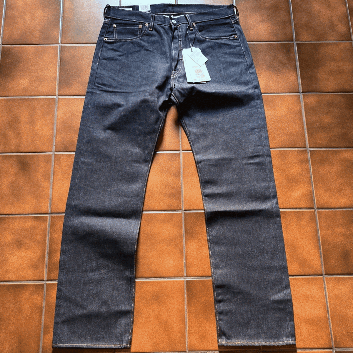 米国製 “PREMIUM” Levi’s 501 00501-2546 W34 L34 リジッド 赤耳 セルビッジ アメリカUSA製005012546 セルビッチ ジーンズ デニムパンツ