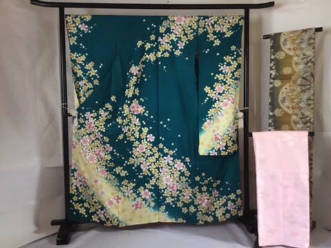 309 振袖3点セット（振袖+袋帯+長襦袢）（オーダーで仕立てたお振袖です。）