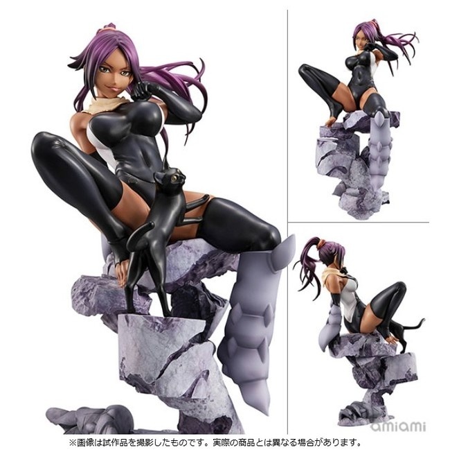 輸送箱未開封 G.E.M.シリーズ BLEACH 四楓院夜一 破面篇 完成品フィギュア　再販版