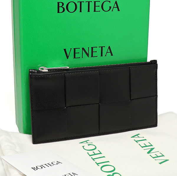 新品 ボッテガヴェネタ スリム ロングウォレット 709009VBWD38803 ファスナー付きカードケース BOTTEGA VENETA