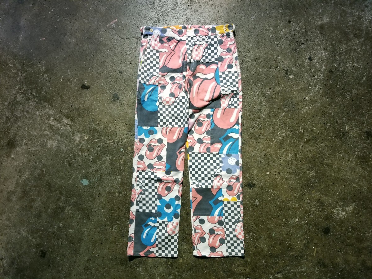 COMME des GARCONS HOMME PLUS 06ss リップ&タン パッチワークパンツ 2006ss AD2005 コムデギャルソンオムプリュス Rolling Stones