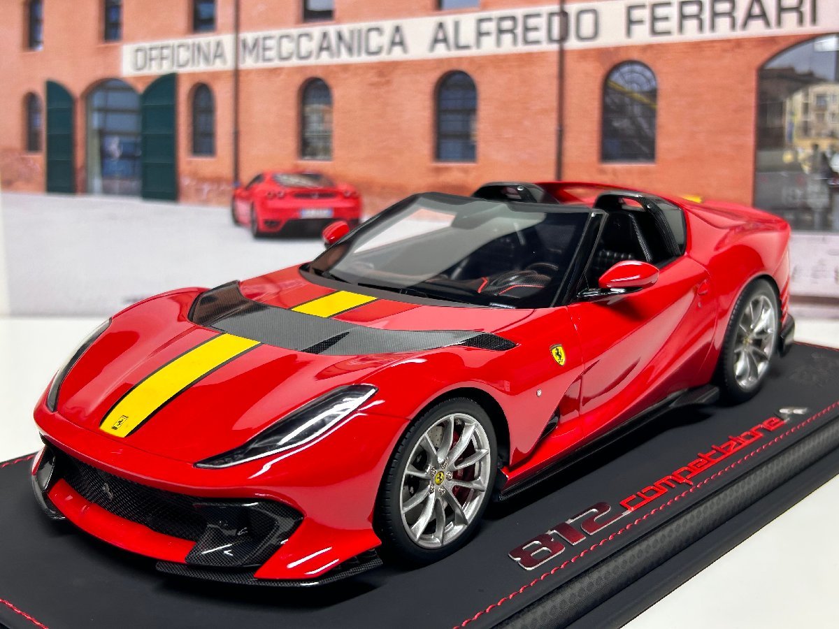 BBR 1/18 Ferrari 812 Competizione A Rosso corsa　フェラーリ　P18209C