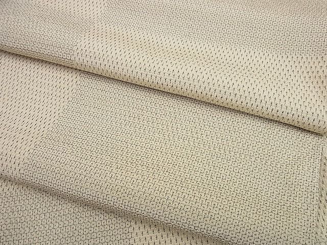 平和屋1■極上　本塩沢　単衣　１１０亀甲　逸品　未使用3s5546