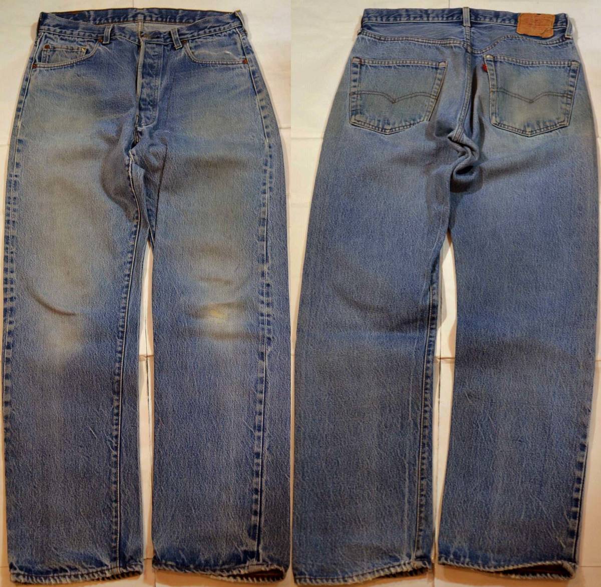 h361/LEVIS501赤耳ヴィンテージ ゴールデンサイズ　色落ち抜群！