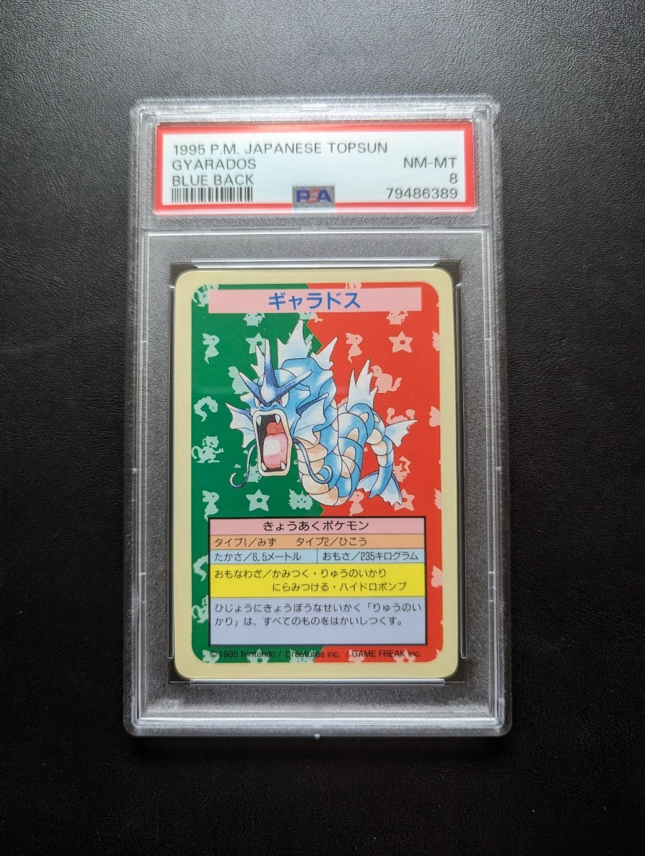 PSA 8 ポケモンカード　トップサン　ギャラドス　ナンバー無しエラー品　ポケットモンスター