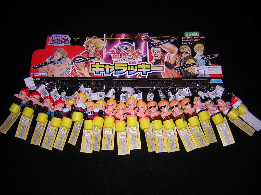 激レア！当時物　SEGA セガ　龍虎の拳　ソフビ 人形　20個付　SNK 1992　未使用品　日本製