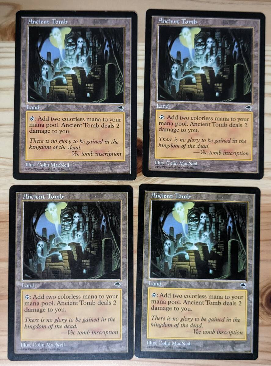 MTG 古えの墳墓/Ancient Tomb 英語版 [TMP] 4枚セット