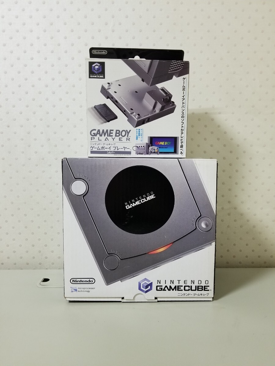 【デッドストック・未使用】NINTENDO/任天堂◆GAME CUBE/ゲームキューブ 本体◆ゲームボーイプレーヤー セット◆エンジョイプラスパック◆