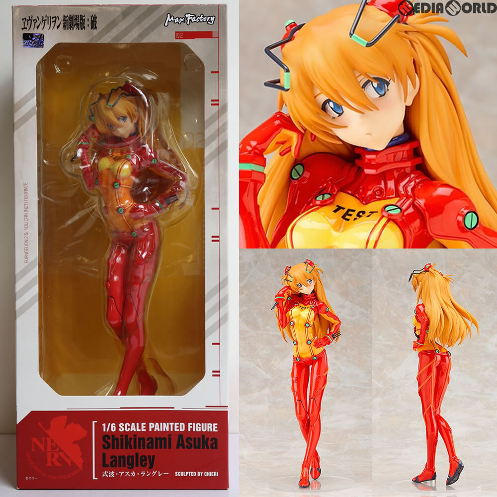 【中古】[FIG]式波・アスカ・ラングレー ヱヴァンゲリヲン新劇場版・破 1/6 完成品 フィギュア マックスファクトリー(61142252)