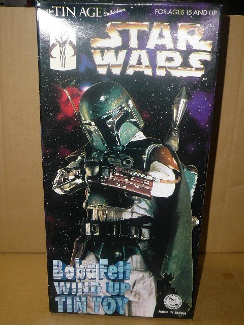人間 OSAKA TINTOY STAR WARS BOBA FETT WIND UP TINTOY