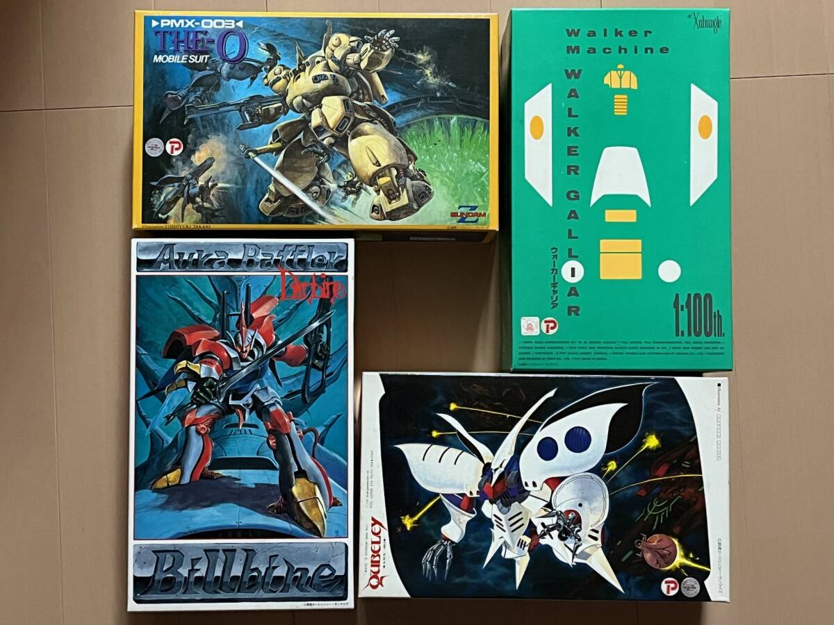 ■WAVE(ウェーブ) ★サンライズロボット ソフビキット4点セット★ザブングル★ダンバイン★Ｚガンダム