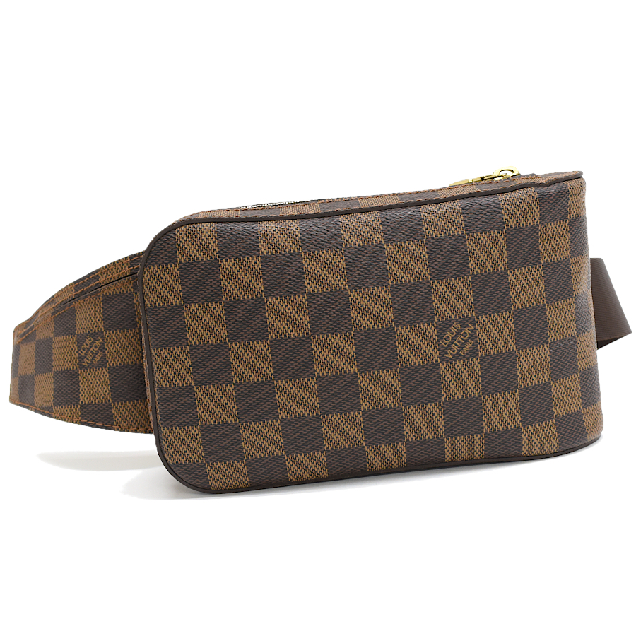 新品同様 ルイヴィトン ジェロニモス ボディバッグ 新型 N51994 ダミエエベヌ キャンバス LOUIS VUITTON