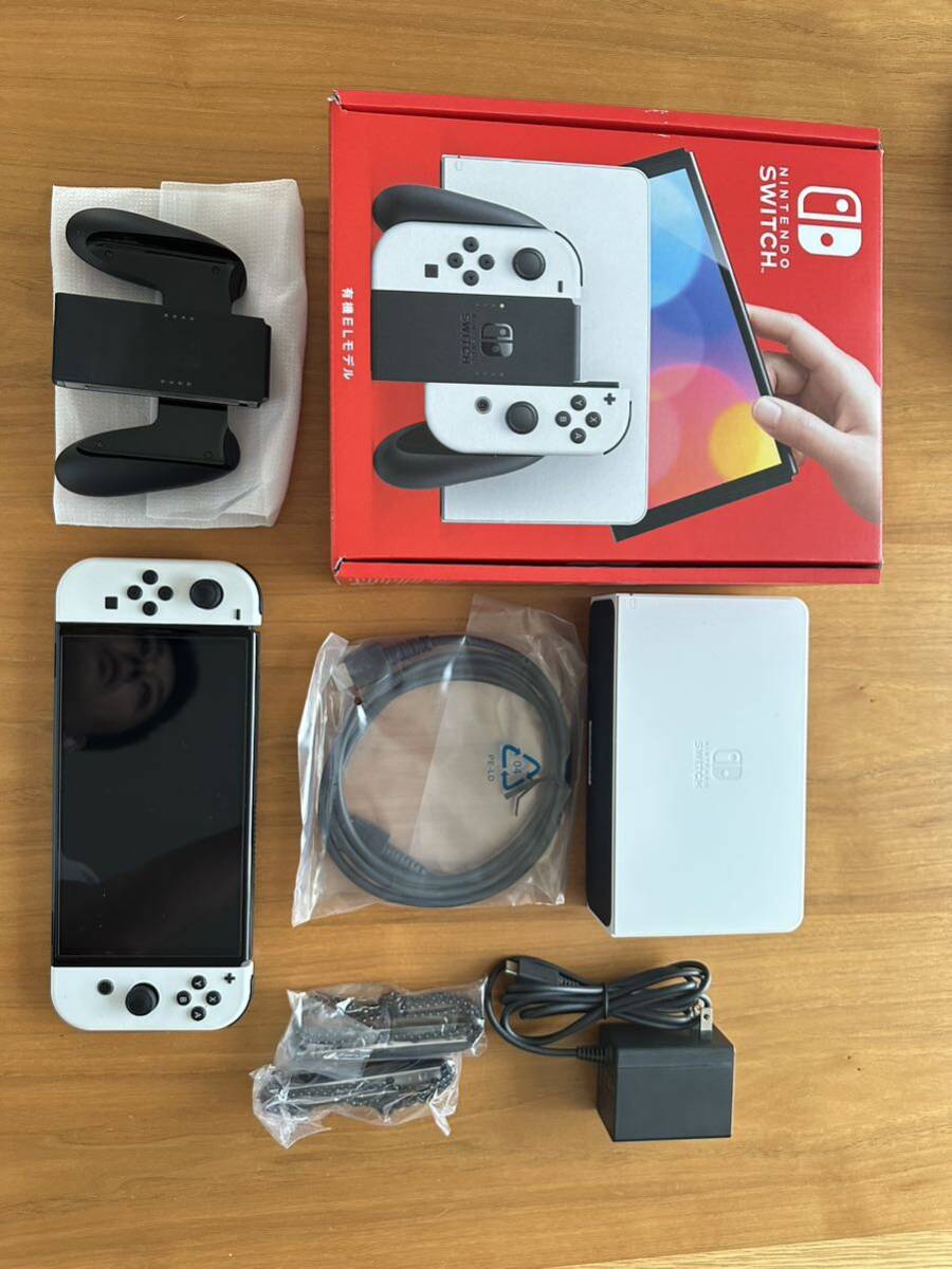Nintendo Switch 有機ELモデル Joy-Con(L)/(R) ホワイト 本体 スイッチ 白 任天堂
