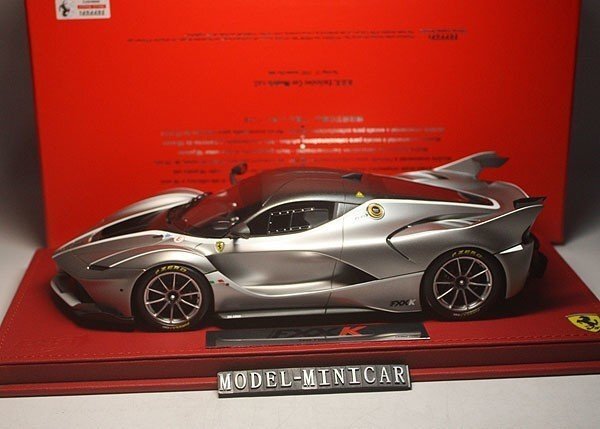▲最後1台！BBR 1/18 フェラーリ Ferrari FXXK FXX K Test Fiorano 銀 Matt Silver 世界限定20台
