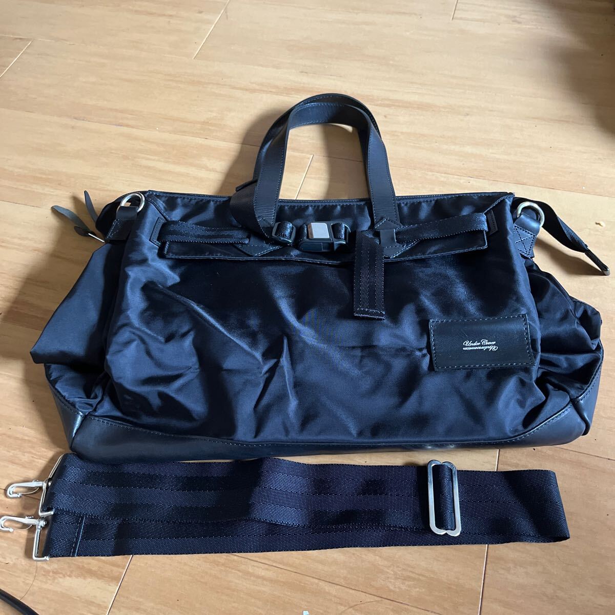 超レア！UNDERCOVER アンダーカバー ハンドバッグ 11AW ナイロン レザー コンビ 2WAY バーキン型 バッグ