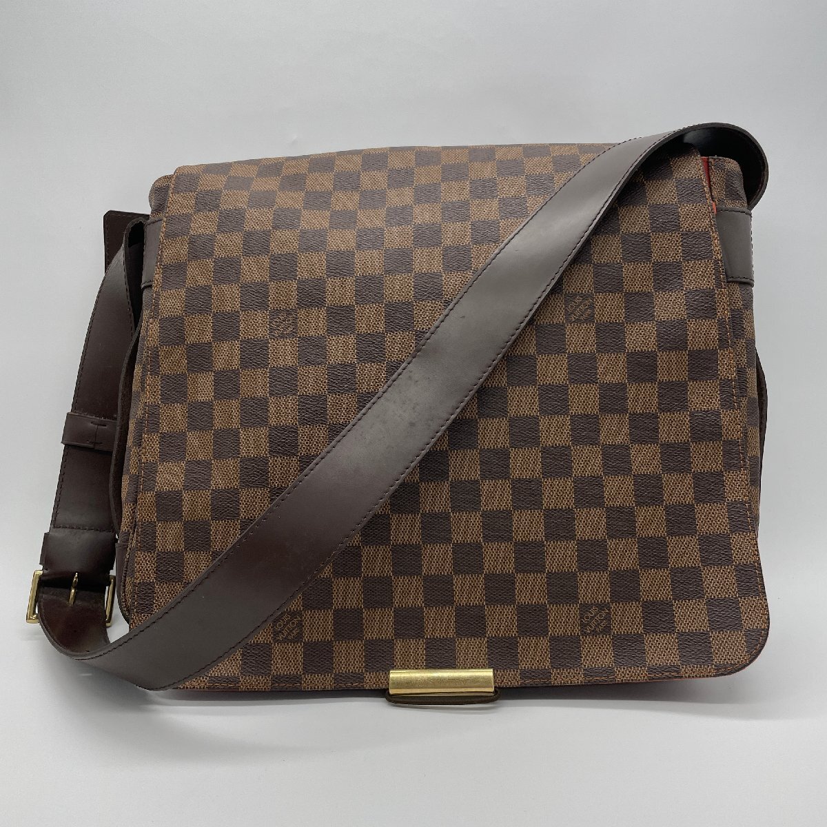 ω美品【LOUISVUITTON ルイヴィトン バスティーユ N45258 ダミエエベヌ ショルダーバッグ ブランドBAG 斜め掛け レディース】TK2417