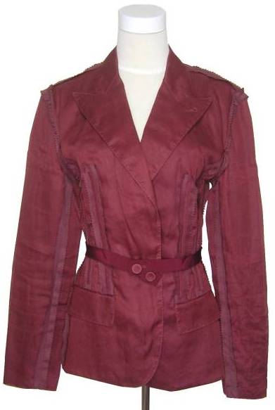 美品　Jean Paul GAULTIER　ジャンポール・ゴルチエ　FEMME　イタリア製　コットンジャケット